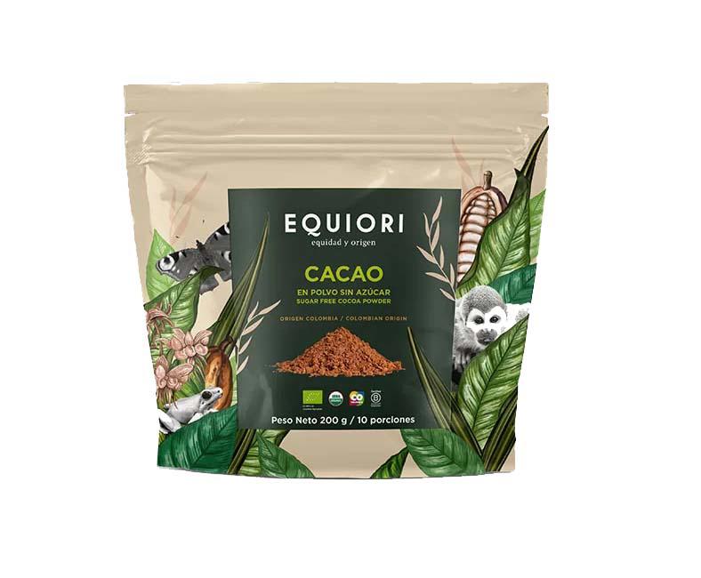 Cacao Pudra Bio 200 grame Equiori