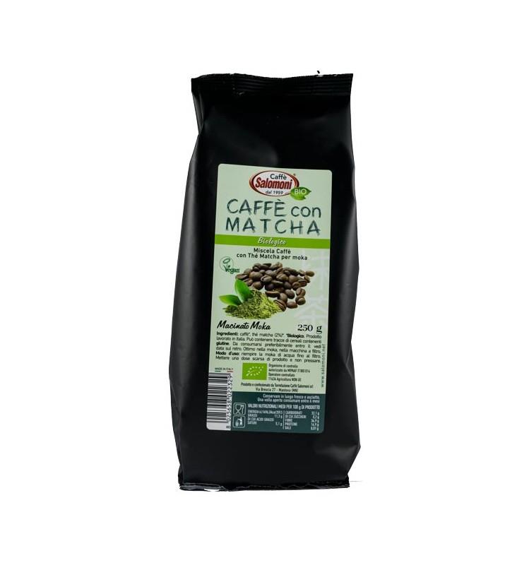 Cafea Bio cu Ceai Matcha Salomoni 250gr