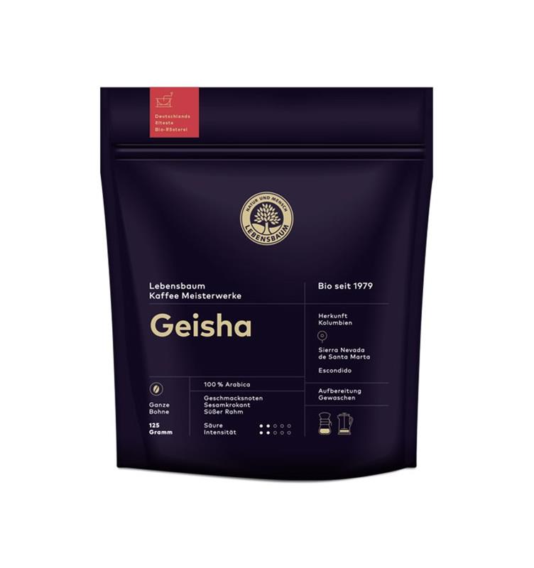 Cafea Boabe Geisha Bio Lebensbaum 125gr
