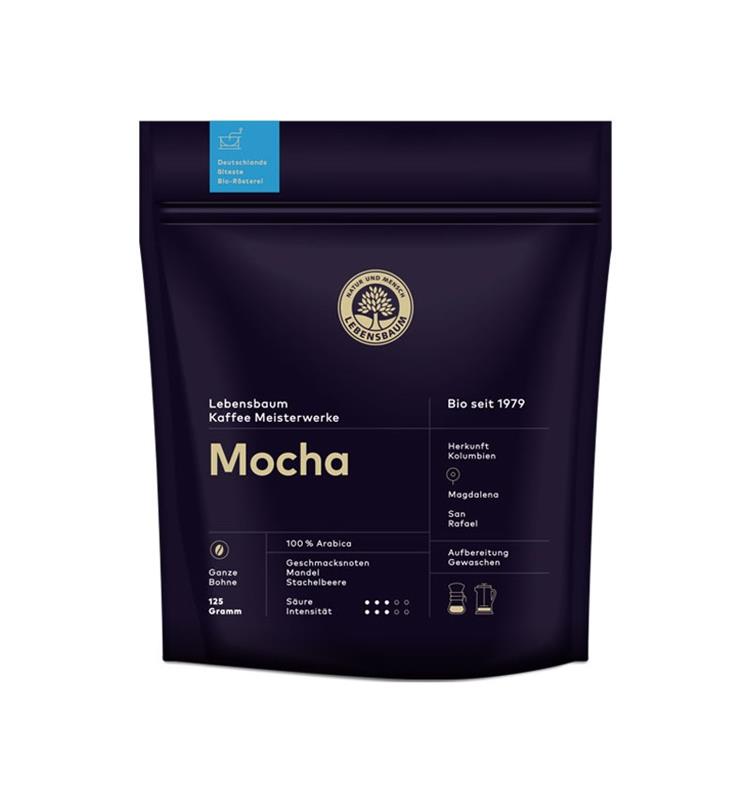 Cafea Boabe Mocha Bio Lebensbaum 125gr