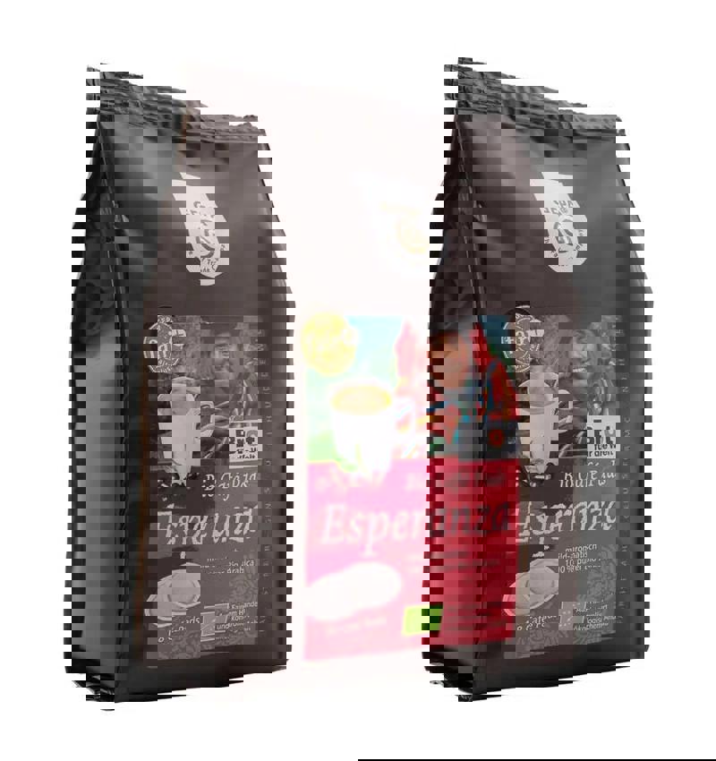 Cafea Esperanza Eco 18 paduri a 7 grame 126 grame Gepa