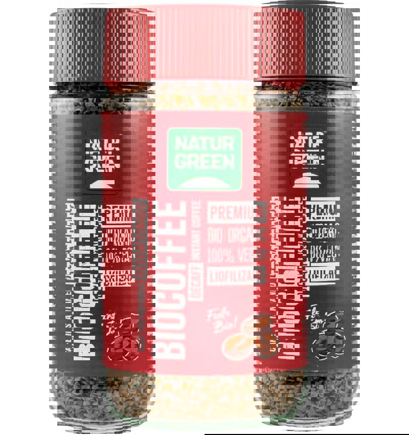 Cafea Instant Decofeinizata Eco 100 grame Natur Green