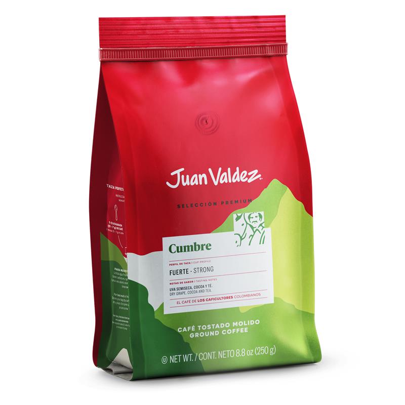 Cafea Macinata Cumbre Premium Selection 250 grame Juan Valdez