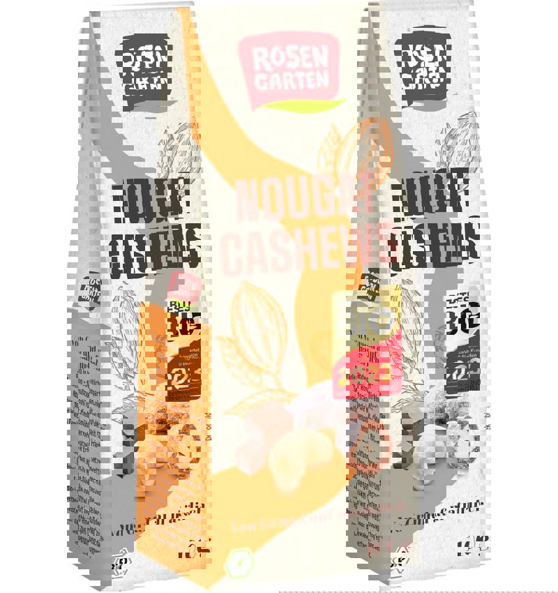 Caju Glazurat cu Ciocolata cu Lapte si Nougat Eco 100 grame Rosen Garten