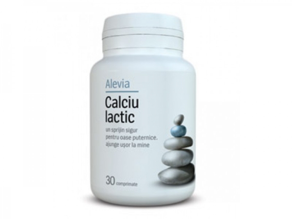 Calciu Lactic Alevia 30cpr