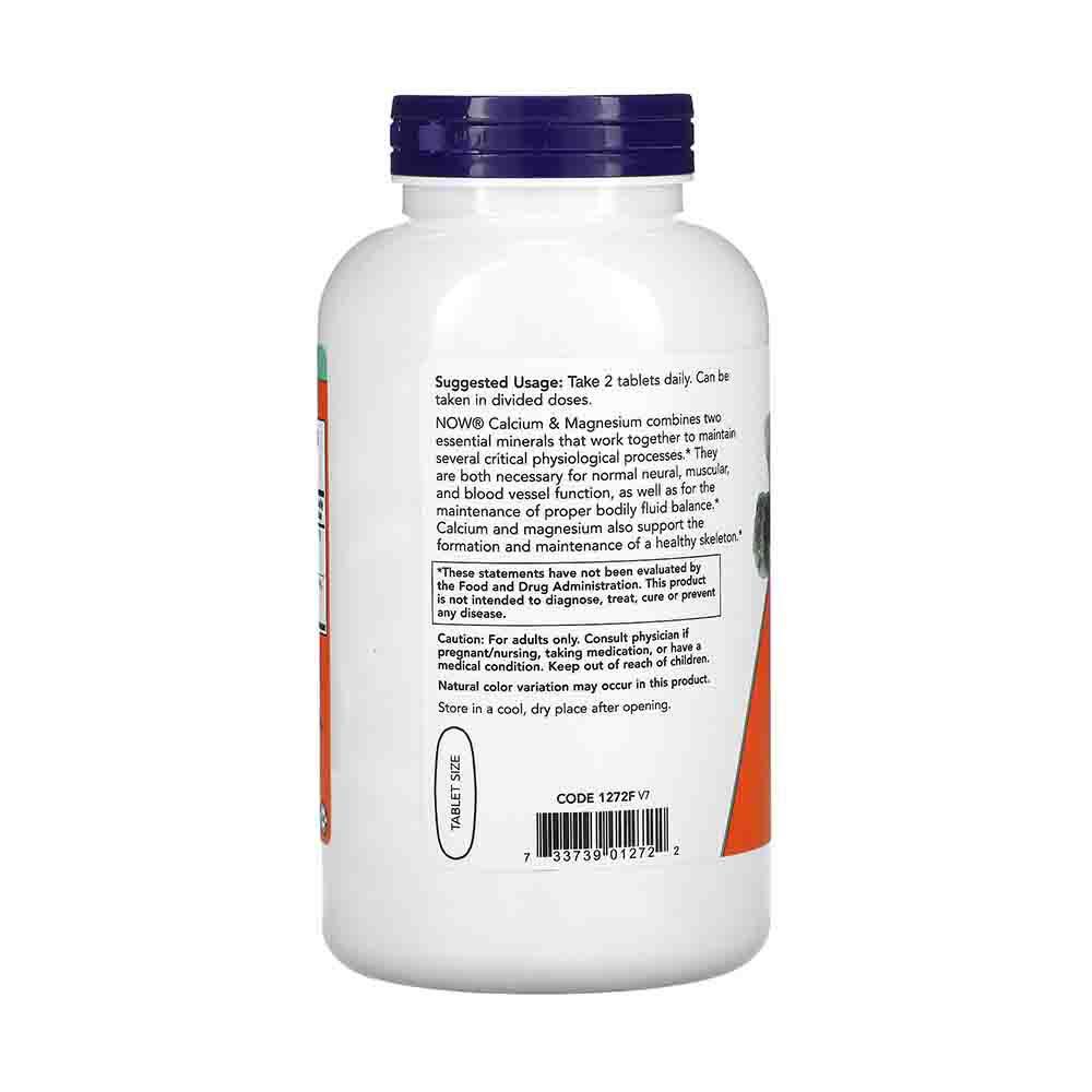 Calciu si Magneziu Citrate 1:1 Raport Pudra cu Vitamina D3 227 grame Now Foods