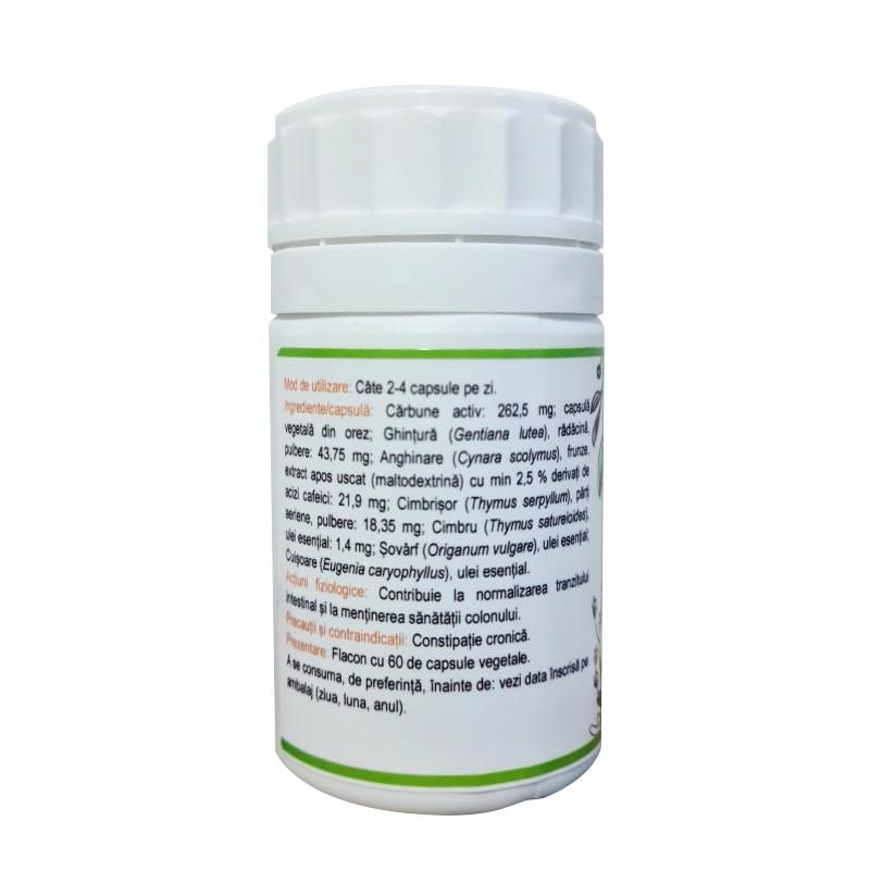 Capsule Vegetale Anti-Gas 60cps Paradisul Verde