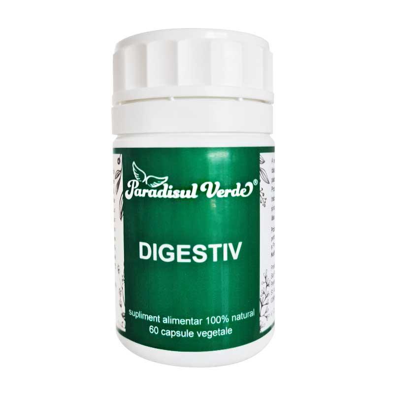 Capsule Vegetale Digestiv 60cps Paradisul Verde