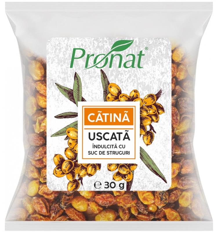 Catina Uscata Indulcita cu Suc de Struguri 30 grame Pronat