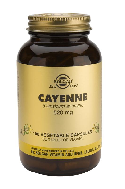 Cayenne 520mg Solgar 100cps