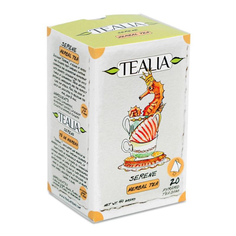 Ceai de Musetel, Menta, Lavanda si Lemongrass Tealia 20dz Secom