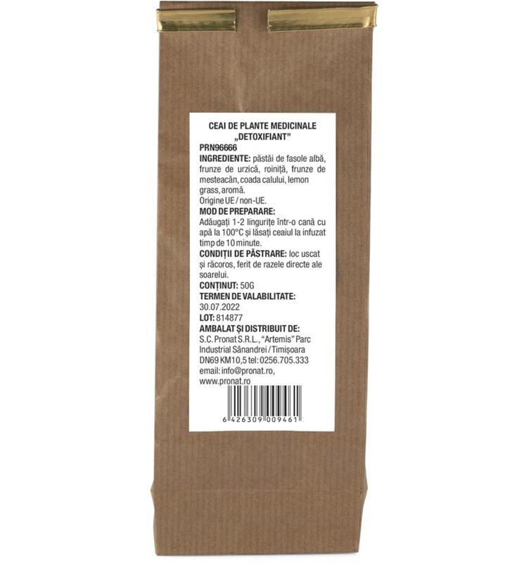 Ceai de Plante Medicinale Detoxifiant 50 grame Herbs&Taste