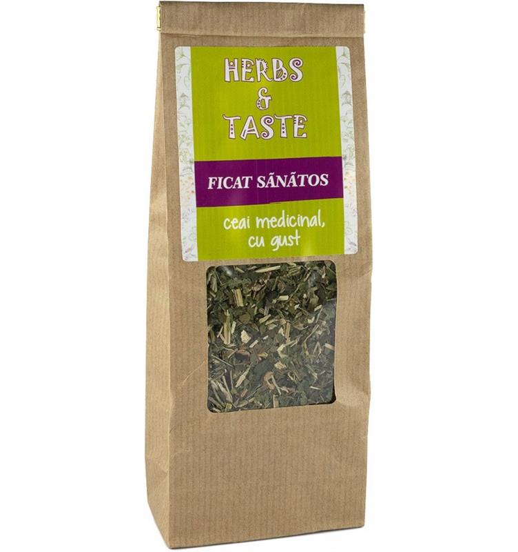 Ceai de Plante Medicinale Ficat Sanatos 50 grame Herbs&Taste