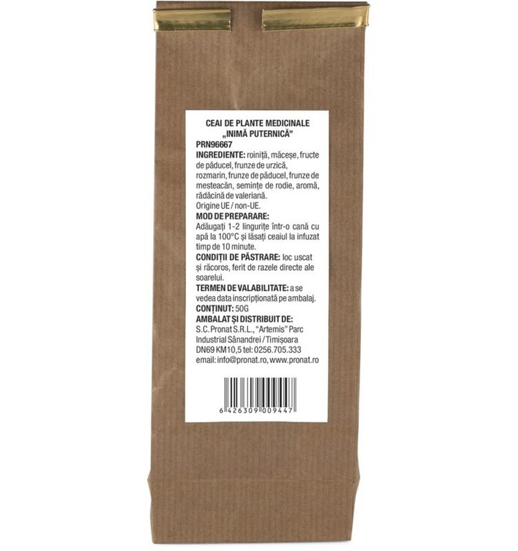 Ceai de Plante Medicinale Inima Puternica 50 grame Herbs&Taste