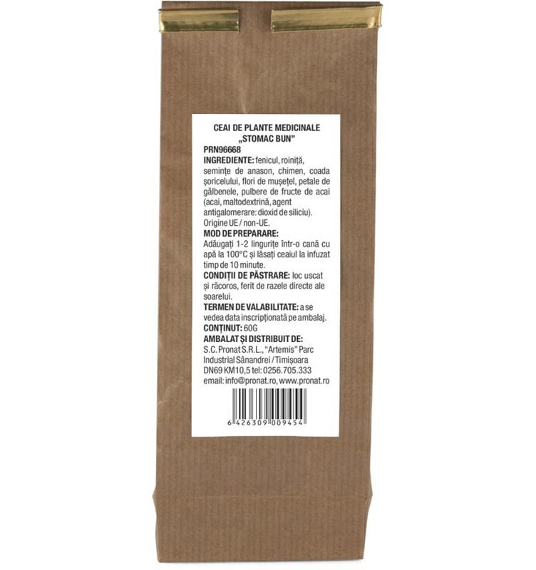 Ceai de Plante Medicinale Stomac Bun 60 grame Herbs&Taste