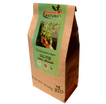 Ceai de Salvie Bio 20gr Farmacia Naturii