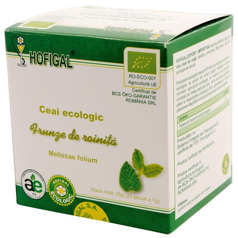 Ceai Ecologic Frunze de Roinita 25 doze Hofigal