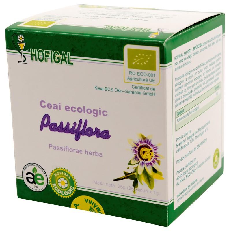 Ceai Ecologic Passiflora 25 doze Hofigal