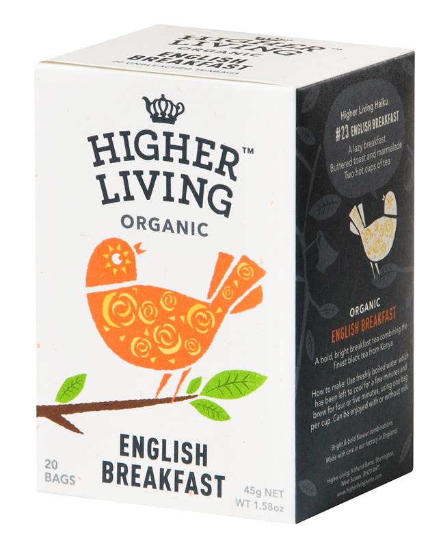 Ceai English Breakfast Bio 15plicuri Higher Living