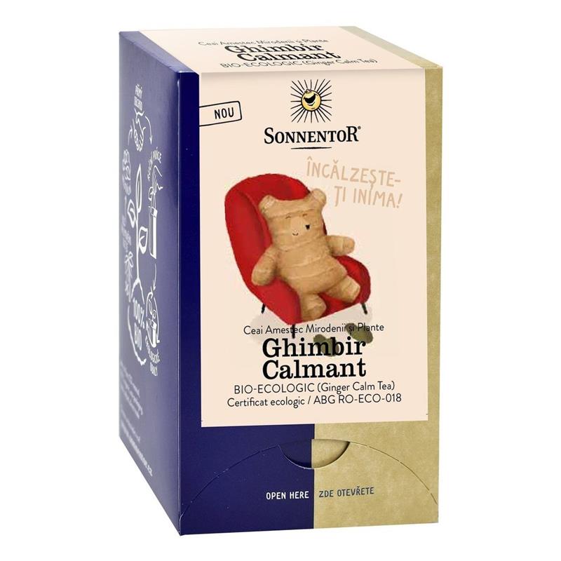 Ceai Ghimbir Calmant Bio 18 plicuri Sonnentor
