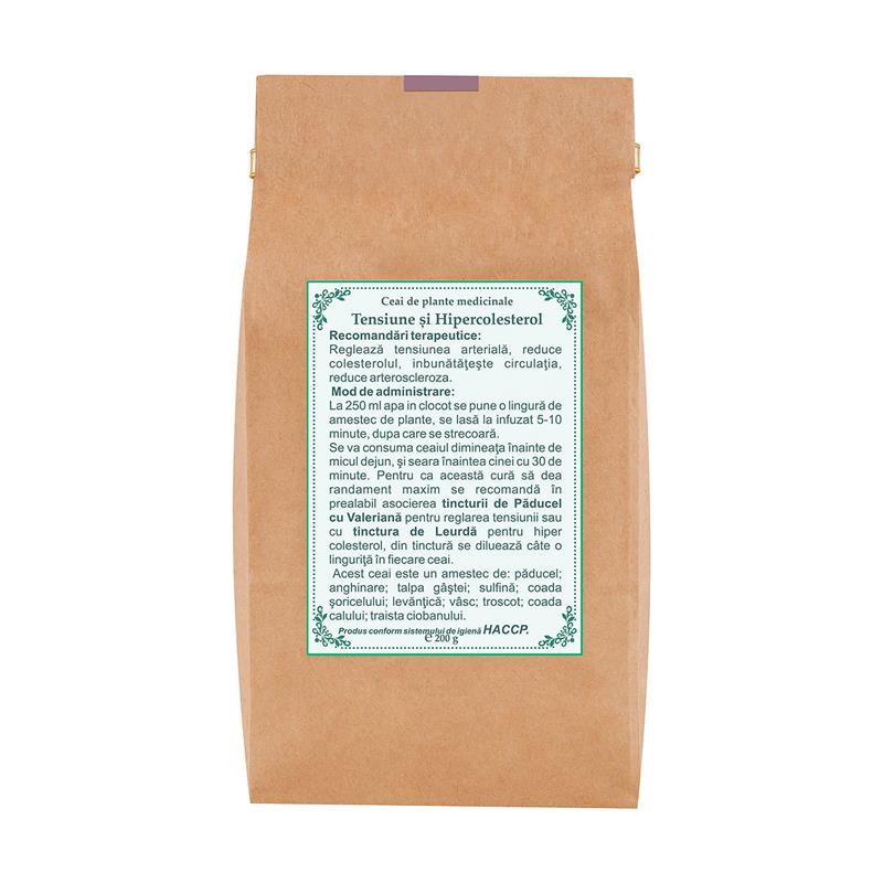 Ceai Impotriva Tensiunii si Hipercolesterolului 200gr Apuseni Plant