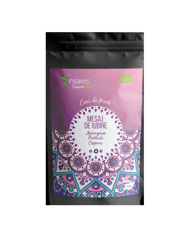 Ceai Mesaj de Iubire Bio 50gr Niavis