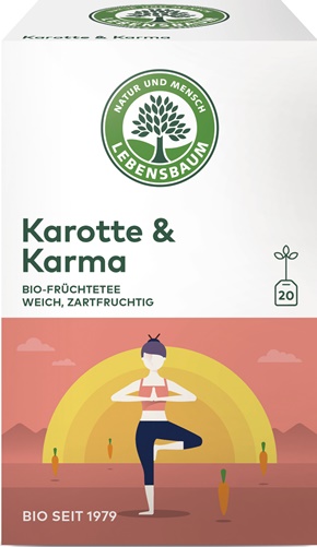 Ceai Morcov si Karma Bio 20pl Lebensbaum