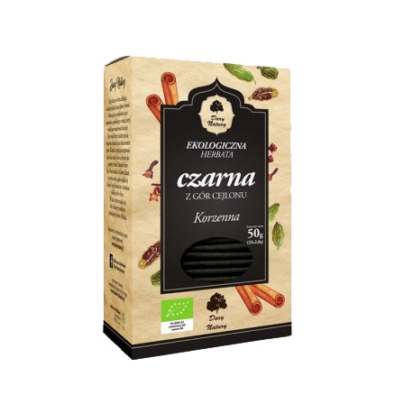 Ceai Negru Ceylon Aromat Bio 25x2gr Dary Natury