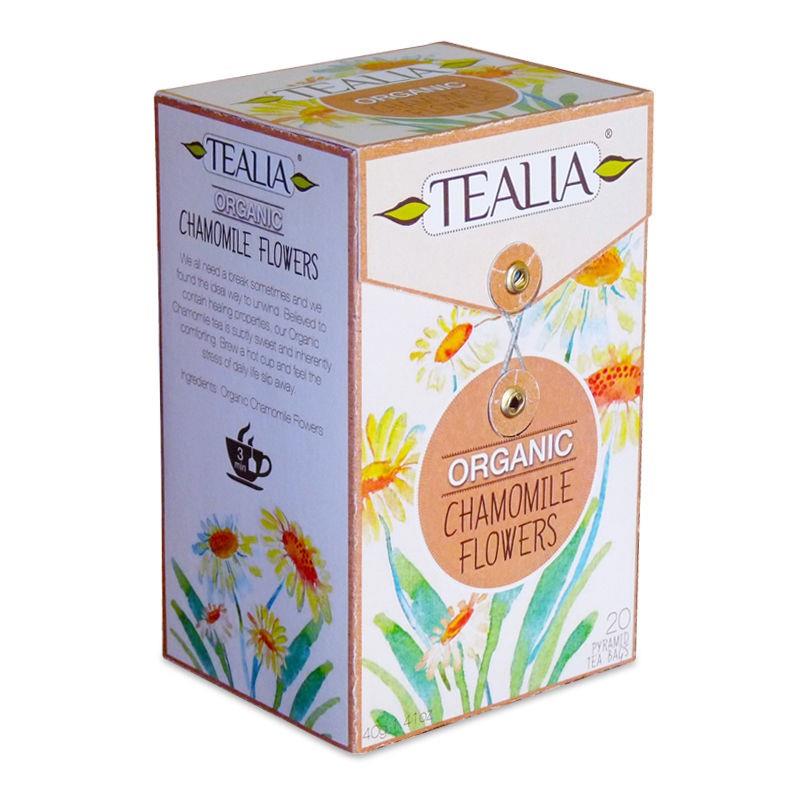 Ceai Organic din Flori de Musetel Tealia 20dz Secom