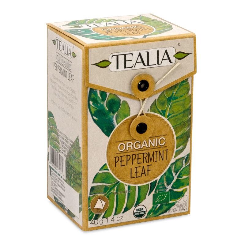 Ceai Organic din Frunza de Menta Tealia 20dz Secom