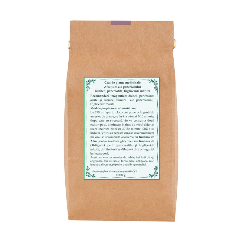 Ceai pentru Afectiuni ale Pancreasului 200gr Apuseni Plant