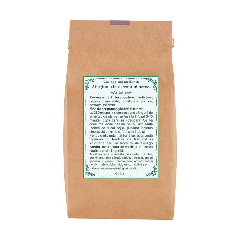 Ceai pentru Afectiuni ale Sistemului Nervos 200gr Apuseni Plant