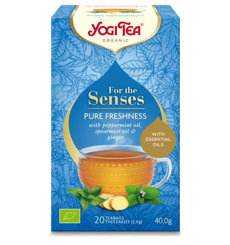 Ceai pentru Simturi Prospetime Pura Bio 20pl Yogi Tea