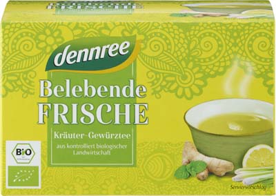 Ceai Proaspat si Revigorant Bio 20pl Dennree