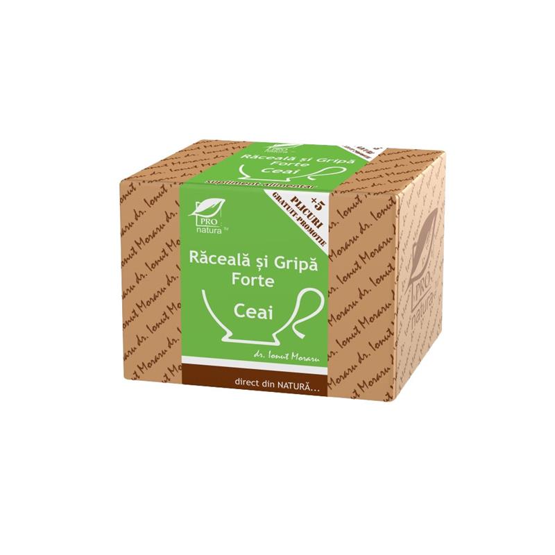 Ceai Raceala si Gripa Forte Medica 20+5dz promo