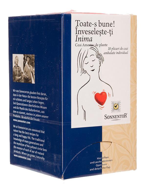 Ceai "Toate-S Bune" Inveseleste-ti Inima Bio Sonnentor 18ds