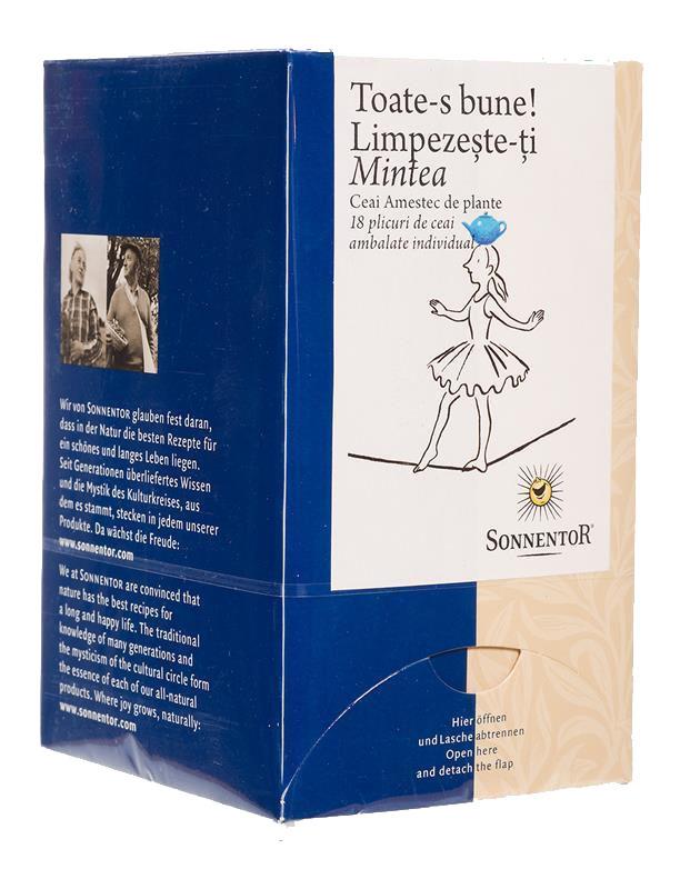 Ceai "Toate-S Bune" Limpezeste-ti Mintea Sonnentor 18dz