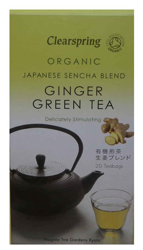 Ceai Verde Ghimbir Bio Clearspring 20dz