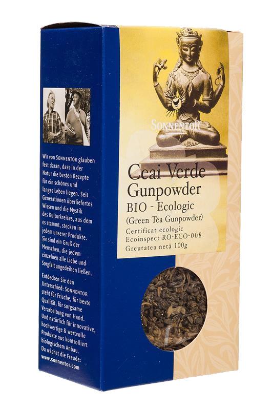 Ceai Verde Gunpowder Bio Sonnentor 100gr