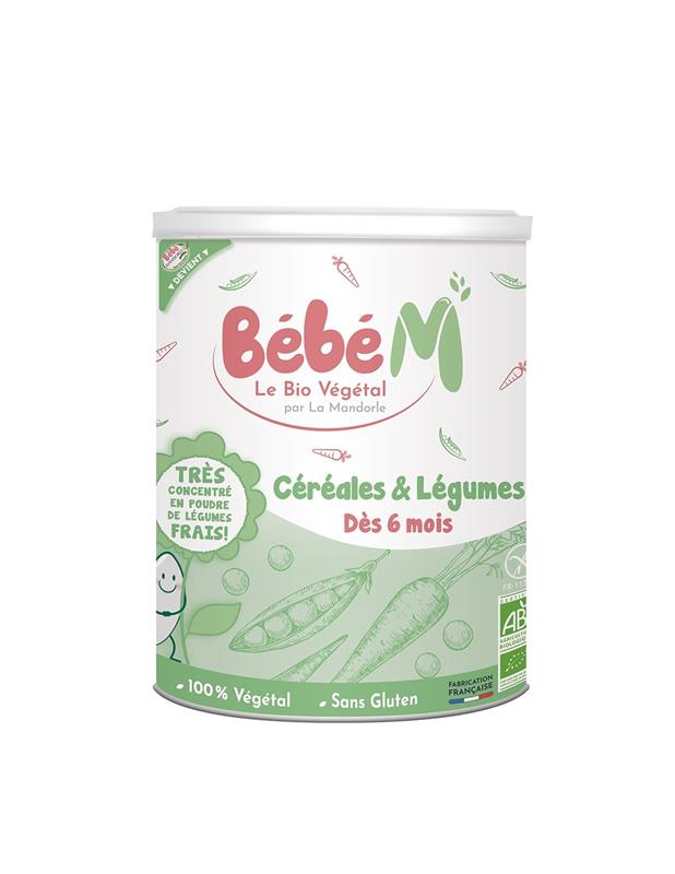 Cereale Bio cu Legume pentru Bebelusi La Mandorle 400gr