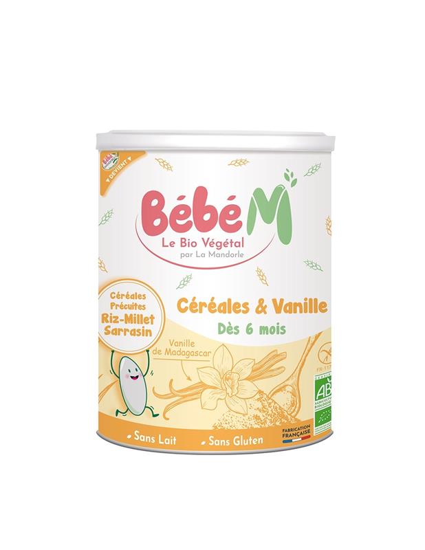 Cereale cu Vanilie pentru Bebelusi Bio 400gr La Mandorle
