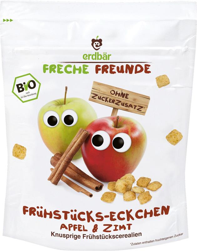 Cereale pentru Mic Dejun cu Mere si Scortisoara Bio Erdbar 125gr