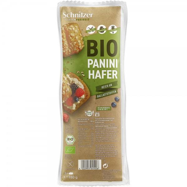 Chifle Panini cu Ovaz Fara Gluten Bio 3 bucati 180 grame Schnitzer