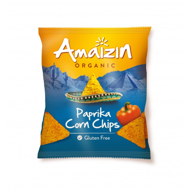 Chips Porumb Paprika Bio Amaizin 75gr