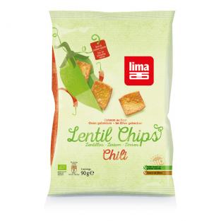 Chipsuri Bio din Linte cu Chilli Pronat 90gr