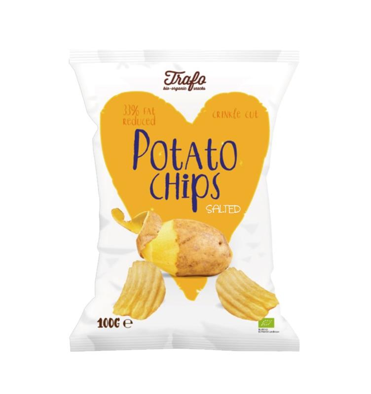 Chipsuri de Cartofi Usor Sarate Bio 100 grame Trafo