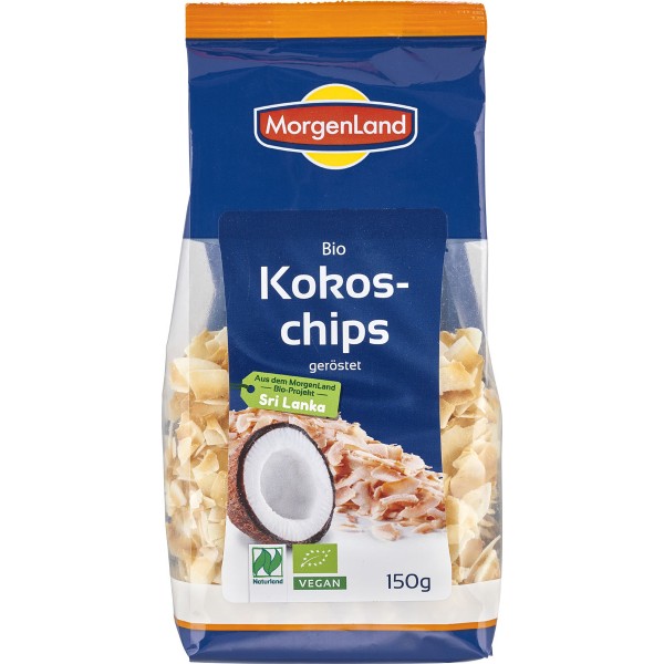 Chipsuri de Cocos Prajite Bio 150gr MorgenLand