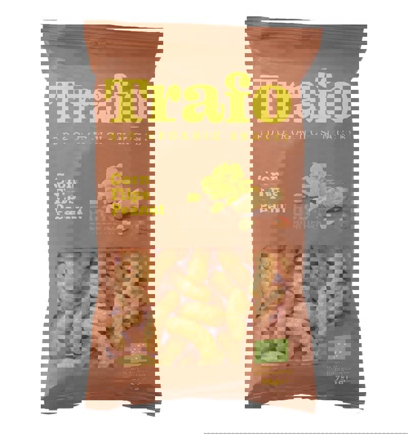 Chipsuri de Porumb cu Arahide Bio Erdnuss Flips 75 grame Trafo