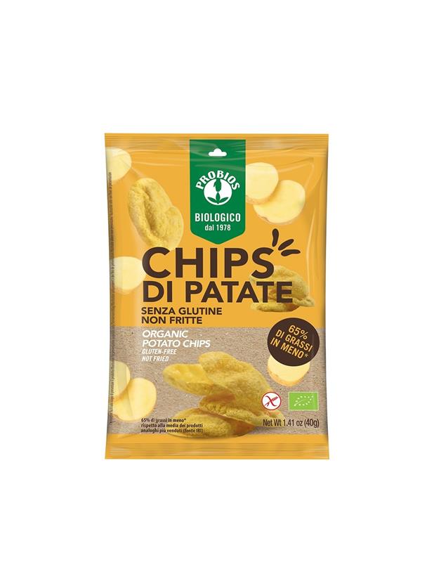 Chipsuri din Cartofi Fara Gluten Bio 40 grame Probios