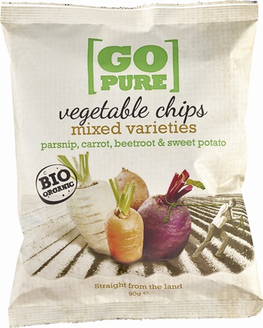 Chipsuri din Legume Bio 90gr Go Pure